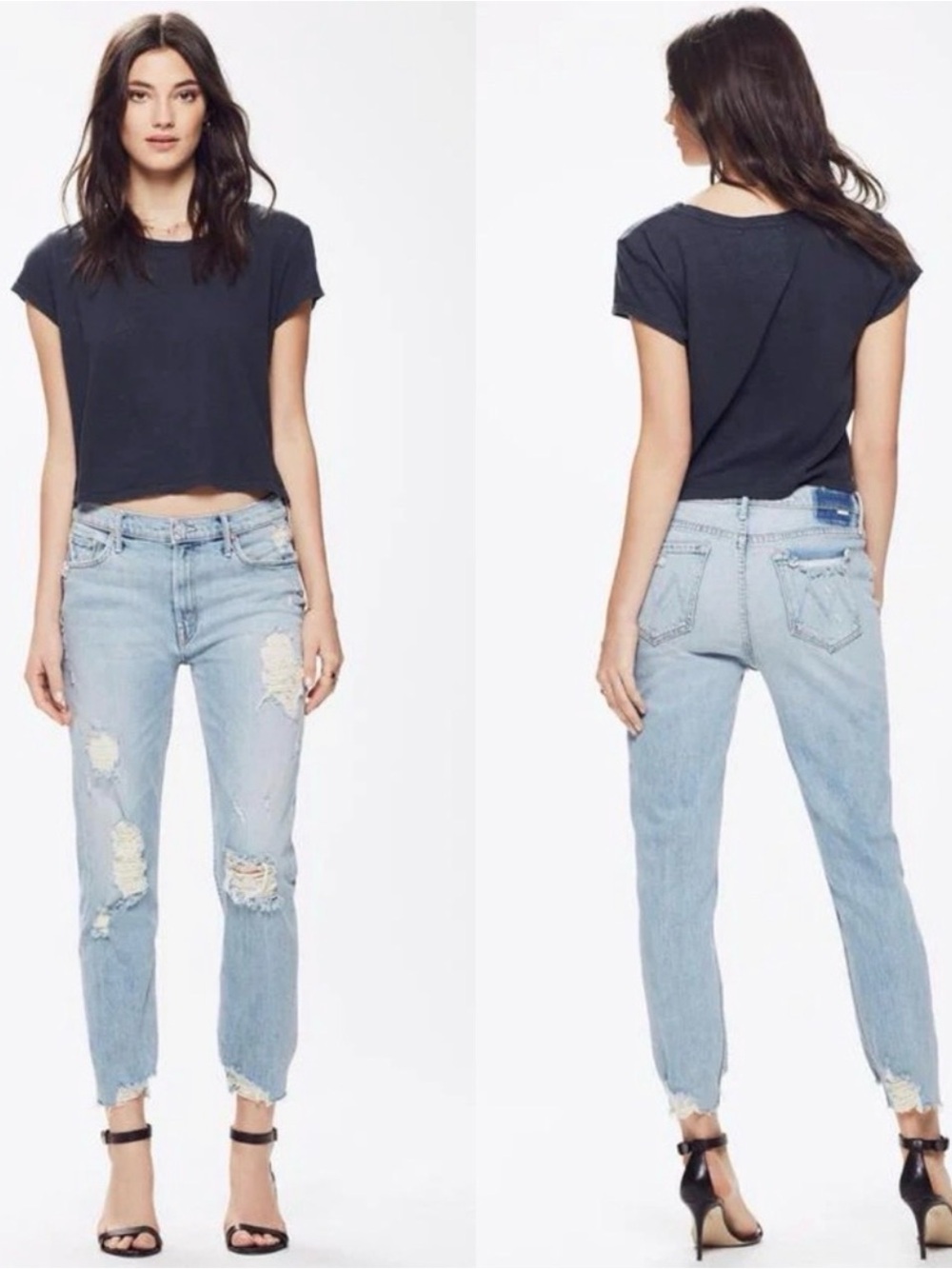 MOTHER “ The Sinner” jeans Thanks for Nothing ~  25